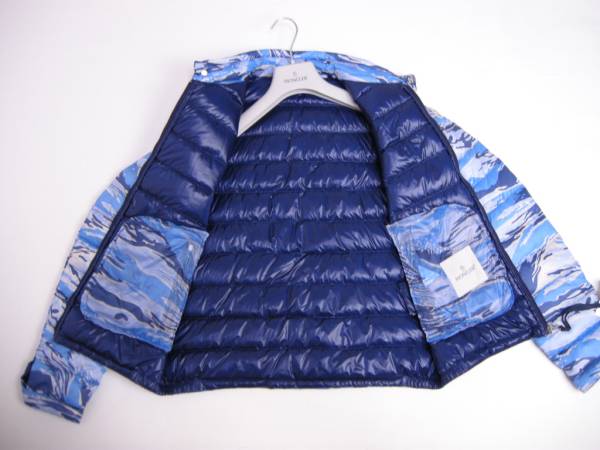キッズ14Aサイズ(大人男性0/女性1-2相當(dāng))新品本物/モンクレールACORUSダウンジャケット/ライトダウンジャケット/カモフラ迷彩MONCLERメンズ