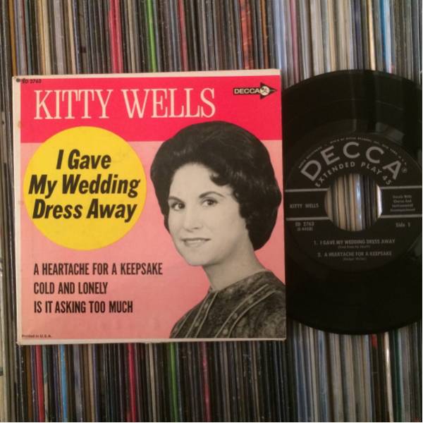 US Orig KITTY WELLS 7ep DECCA ED-2763_画像1