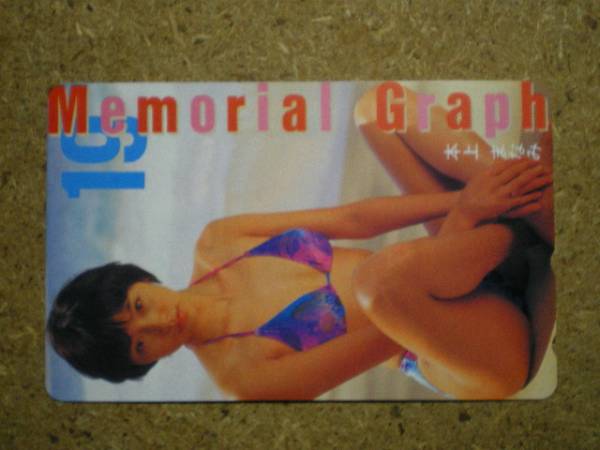 honjy* Honjou Manami 19 memorial graph bikini swimsuit telephone card 