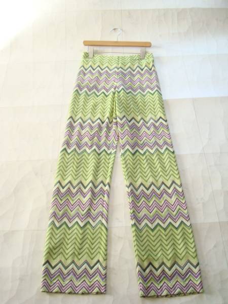 SPORT MISSONI モヘア混ニットパンツ size46 ミッソーニ_画像1