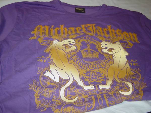 Michael Jackson Tシャツ 紫 XLサイズ_画像1