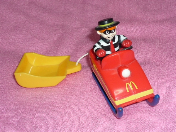  очень редкий!1995 год McDonald's Mac снег игра ( Hamburglar )
