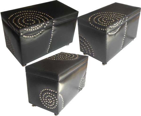  black . leather style. decoration box, decoration box, case 