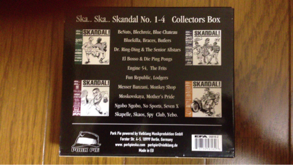 SKA SKA SKANDAL! NO.1-4 LIMITED EDITION Neos kaNEOSKA