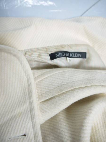 ミッシェルクラン MICHEL KLEIN コート 38 アンゴラ混 A381-63