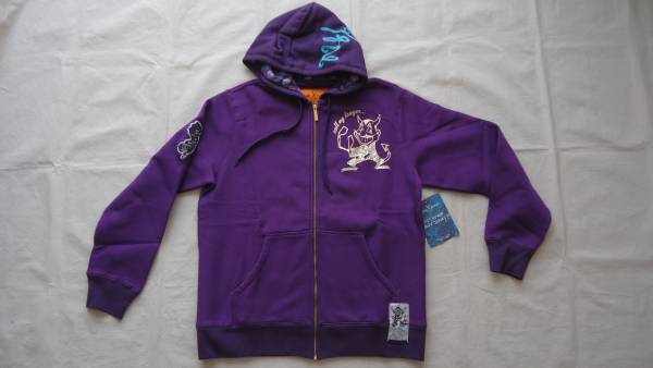 MARC ECKO 旧モデル フルジップ パーカー 紫 XL 60%off 半額以下 マーク・エコー HIP HOP NYC_画像1