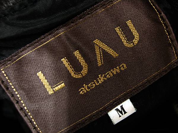 *LUAU atsukawa* кожаный жакет чёрный * Biker. person тоже *