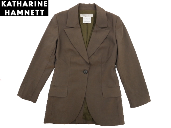 L531★KATHARINE HAMNETT LONDON★正規(guī)品 春秋向きジャケットM