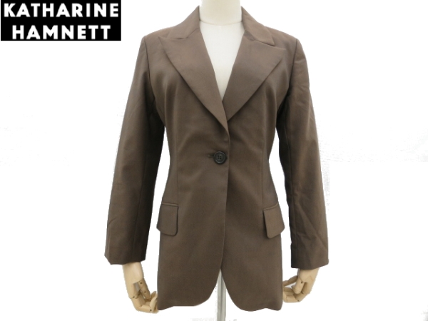 L531★KATHARINE HAMNETT LONDON★正規(guī)品 春秋向きジャケットM