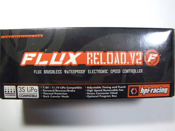 HPI　FLUX Reload V2　防水ブラシレス ESC ３セルリポ　クローラー