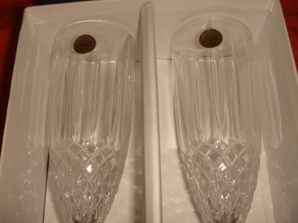 クリスタルダルク☆CRISTAL D'ARQUES☆シャンパングラス☆ペア_画像2