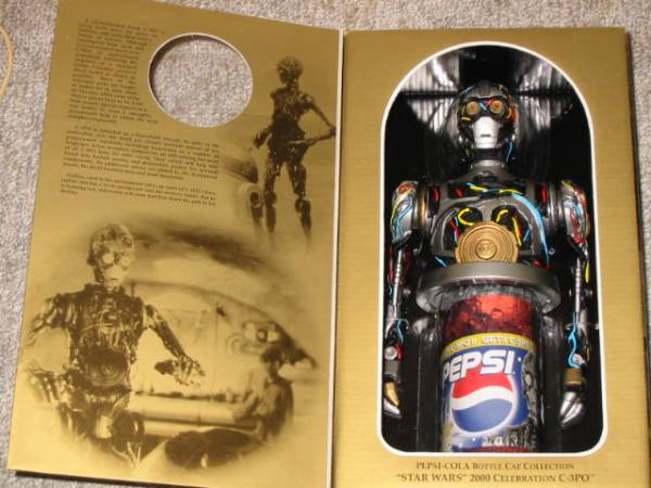 スターウォーズ C3PO 非売品 ペプシ ボトルキャップ 検R2D2 ダースベーダー ジョ－ジルーカス