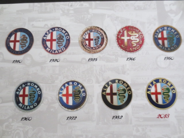  Alpha Romeo embroidery badge *1925 year at that time design * rare goods *ALFA ROMEO* Giulia * Giulietta * stereo ru vi o* Mito * Spider *C4C