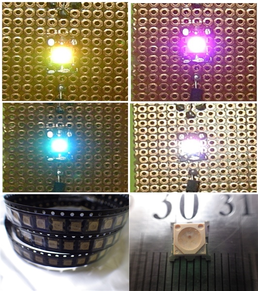 宅配 3色フルカラーLED　日本製　PSRGB1316　が1000個 LED