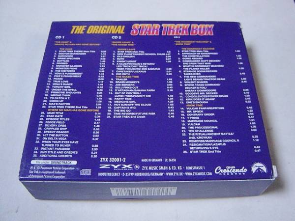 3CD The Original Star Trek(スタートレック)Box_画像2