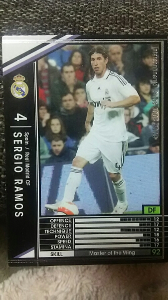 WCCF08‐09 黒 セルヒオ?ラモス Ｒマドリード