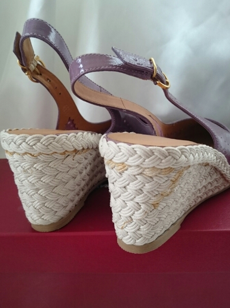  новый товар *Salvatore Ferragamo 6C 23.5 фиолетовый лиловый 