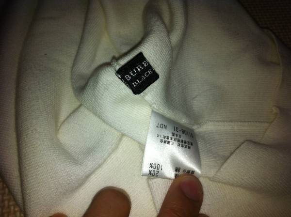 バーバリー BURBERRY BLACK LABEL 半袖ニットシャツ 日本制 2