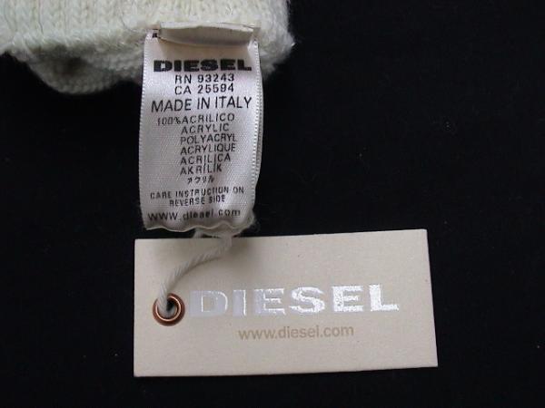 DIESEL＜00ISO＞ニット＊手袋＊白＊アクリル100％＊03