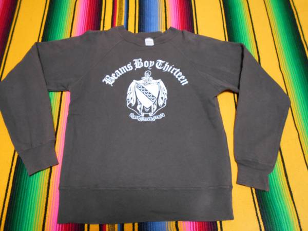 1970S BEAMS BOY Beams Boy la gran Vintage тренировочный каркас море .VINTAGE SWEATS ATHLETIC ANTIQUES SKULL BONES PIRATES