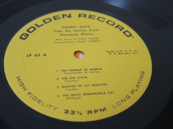 LP★DANNY KAYE/Tells 6 Stories From Faraway Places(Children)