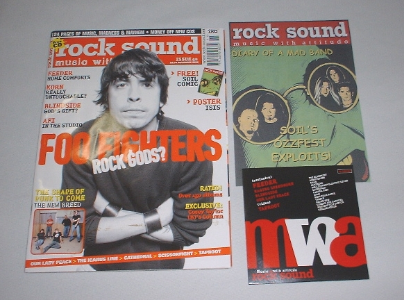 イギリス雑誌 「 ROCK SOUND 2002年11月号 」 FOO FIGHTERS , OUR LADY PEACE , FEEDER , THE ICARUS LINE , THE SHAPE OF PUNK TO COME_画像1