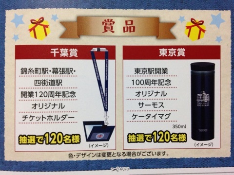 ■非売品・未開封 錦糸町幕張四街道開業120周年チケットホルダー □非売品・未開封 錦糸町幕張四街道開業120周年チケットホルダー