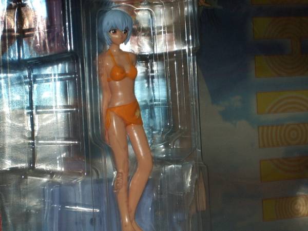 ◆◆迫力パネル付！◆絶版？◆超セクシー『パレオビキニの綾波レイ』未開封◆エヴァヒロイン【BOX箱市】