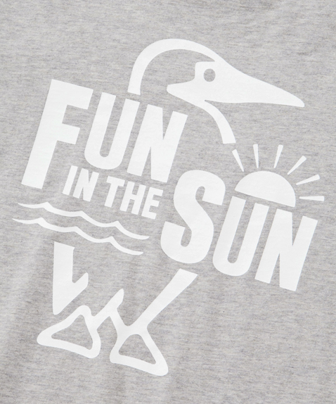 CHUMS Fun In The Sun Border T-Shirt Crazy Chums вентилятор in The солнечный окантовка футболка ( мужской )k Lazy образец CH01-1108|XL