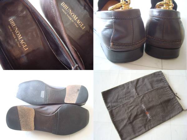 BRUNOMAGLI Италия производства переключатель кожа туфли без застежки size81/2 Bruno Magli мужской черный core li гетры темно-коричневый ботинки кожа обувь 