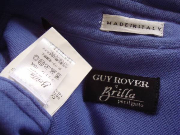 別注 GUY ROVER イタリア製鹿の子長袖シャツ sizeS ギローバー_画像3