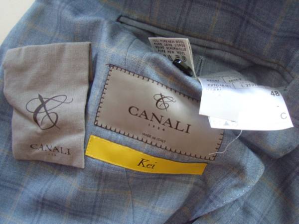 CANALI イタリア製ウールジャケット size48 サルトリオ カナリ カナーリ ブレザー メンズ_画像3