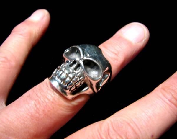  Indonesia * silver 925 made skull (...). ring (15-16 number ) X