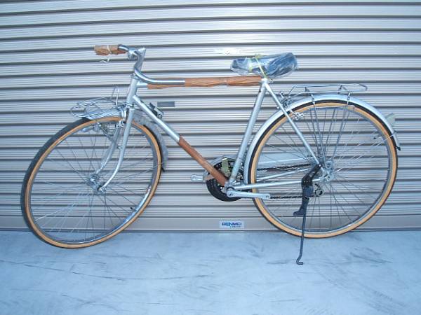 当時物！栄興社スポーツサイクル・サムソン２７吋・展示車・新車_結構、銀色渋めの自転車でしょうかね？