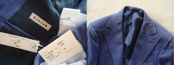  не использовался CARUSO Италия производства linen. жакет size46ka Roo zo темно-синий b люмен z весна лето 