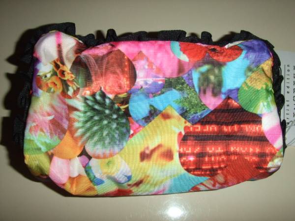 レスポートサック☆ニナデジRUFFLE RECTANGULAR COSMETIC☆新品
