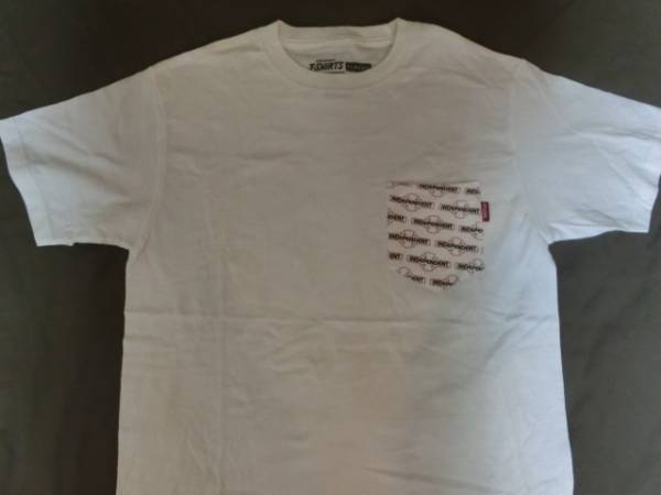 ★VANS★x★INDEPENDENT★ロゴプリントポケット付TシャツUS S 白