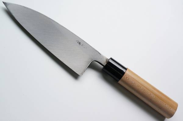 ネット買い 出刃包丁 白鷺 Knife Deba 165mm 青二鋼 紋鍛錬 和包丁 調理器具