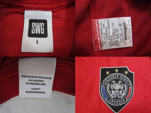 SWG Swagger игра рубашка красный L