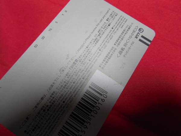 テレカ ひとがたルイン ディアーナ ソフマップ特典 50度数未使用_写っていない部分にも複数汚れがございます