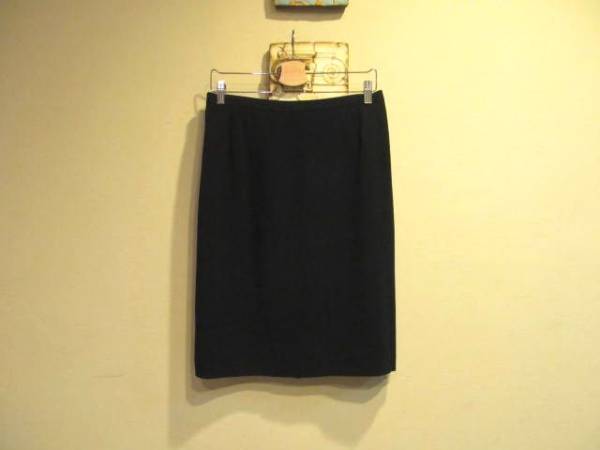 マックスマーラ MAXMARA デザインスカートブラック46