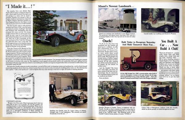 [a8914] American Coach builder CLASSIC MOTOR CARRIAGES pamphlet 