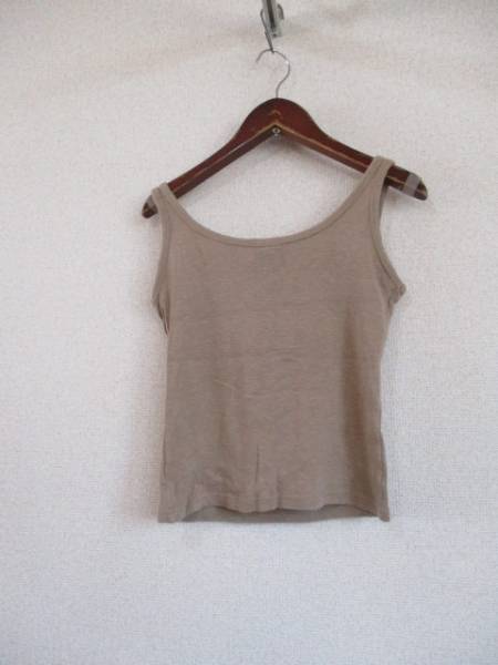 Spiralgirl tea Henley neckline tank top (USED)53016