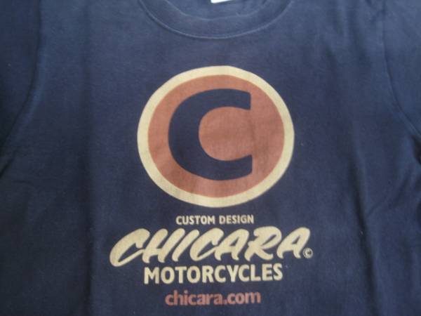 ♪ CHICARA MOTORCYCLES 半袖Tシャツ 150 used!! ♪_画像2