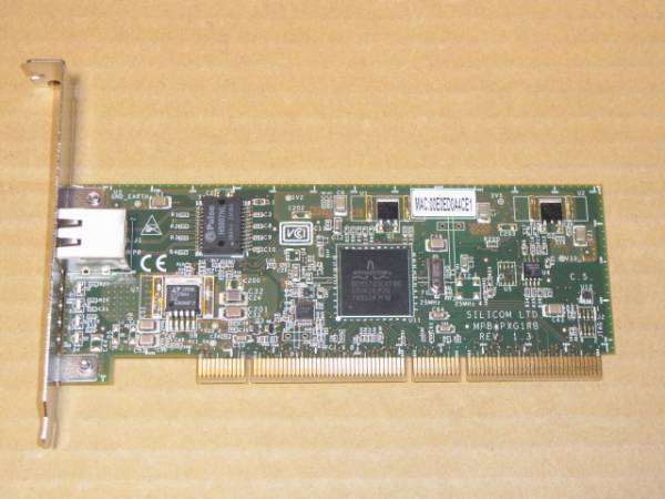 ■Silecom Gigabit NIC PCI-X PXG1RB/富士通 PW0G8GE2 2枚あり (HB056)_画像2