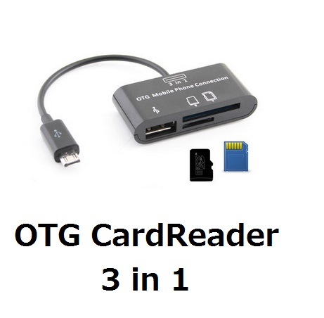 【G0042】[MicroSD/SDHC/USB] OTG 3 in 1 Card Reader ケーブル付_画像2