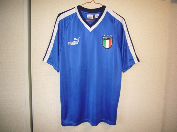 プーマ イタリア代表プラクティスシャツSサイズ ユニフォーム_画像1