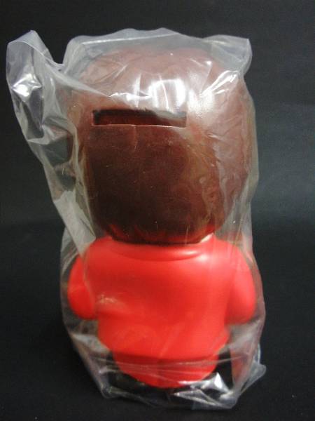 2002年チオビタ懸賞品□彡氷川きよし□彡ソフビ貯金箱＋ストラップ