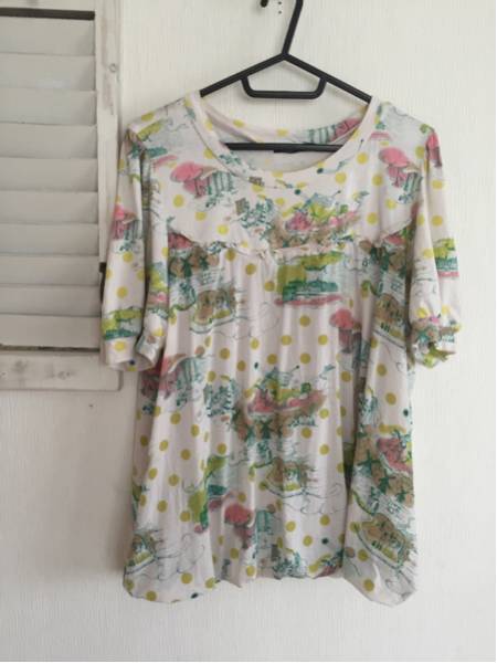 美品◆フラボアFRAPBOIS　裾バルーンカットソー