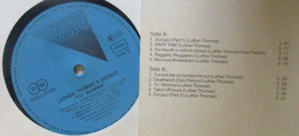 LUTHER THOMAS & DIZZAZZ/YO'MAMA/